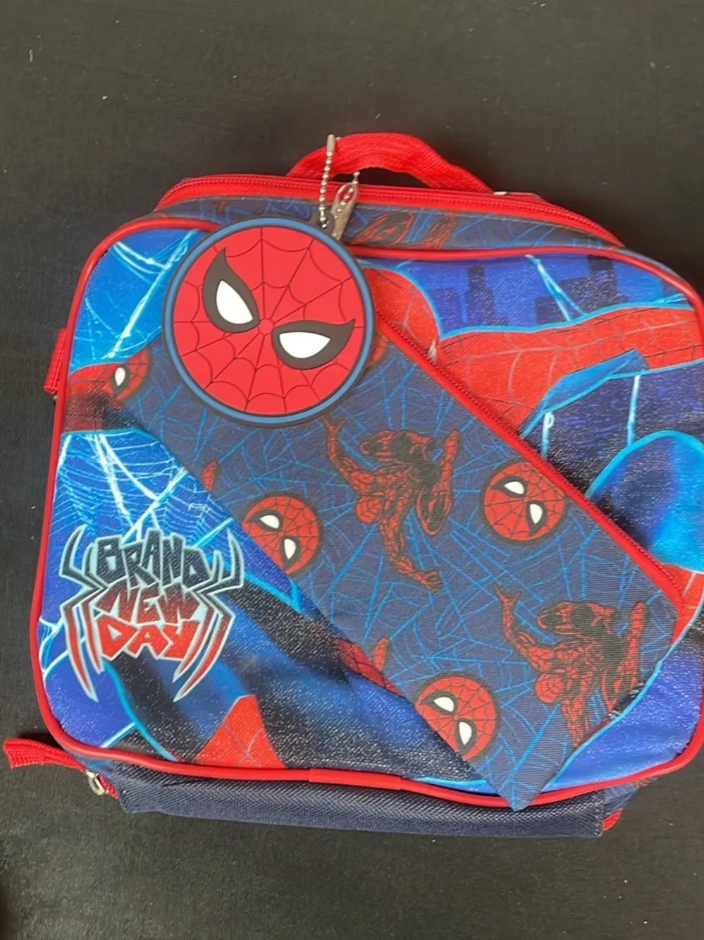 Spiderman Kids Backpack & Lunch Bag Set - 5pc set